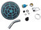 EDENEA - Kit Pieces de Rechange Complet Douche Solaire EDG AQUALUX Aluminum 40 L - Pommeau + Robinet + Joints