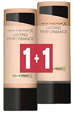 Max Factor 109 Natural Bronze, 1 Paar flüssige Grundierung, hohe Deckkraft, mattes Finish und lange Lebensdauer, 109