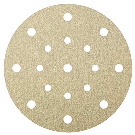 Klingpsor 340598 PS 33 BK Scheiben mit Papierunterlage, kletthaftend für Farbe, Lack, Spachtel, Holz, Lochform GLS74, 180 Korn, 150mm Durchmesser, 100 Stück