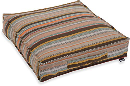 H.O.C.K. Matratzenkissen Outdoor Yucatan (50x50x10cm, Braun)