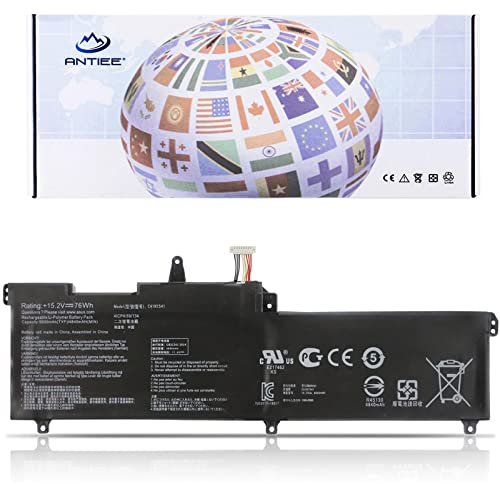 ANTIEE C41N1541 Laptop Akku für Asus Rog Strix GL702 GL702V GL702VM GL702VMK GL702VS GL702VSK GL702VT GL702ZC G702VM G702VMK G702VT G702VS G702VSK S7V S7VT6700 S7VM6700 S7VM7700 S7ZC