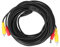 CCTV Audio Video Kabel Cinch + DC Anschluss 2 in 1 Video Netzkabel für Überwachungskamera DVD Player(10M)