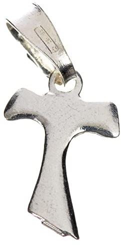 Holyart Anhänger mit Kreuz: Tau Kreuz Anhänger Silber 925 1,5x1cm