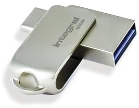 INTEGRAL 16GB CLE USB3.0 360-C Dual Type-C Metal