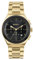 Breil Bend Herren Armbanduhr Chronograph mit Armband aus Stahl in der Farbe: Gold/Schwarz, Gehäusedurchmesser: 43 mm, TW1969