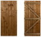 Featheredge Wooden Garden and Side Gates (v1) (H-1800, W-925, Brown Finish)