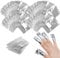 200 Pcs Foil Nail Wraps, with Lint-Free Cotton Pads for Manicure Nail Art Cleaner, No Acetone Nail Polish Remover Soak Suitable for Home Use