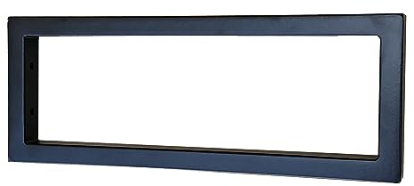 Sunload Console de lavabo murale en acier Noir 500 x 150 mm