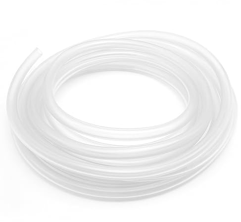 RUOJLING Tuyau 5 Mètres, Transparent, PVC, 4x6mm, Aquarium, Pompe à Eau, Climatiseur Mobile, Souple, Non Toxique, -10℃~60℃