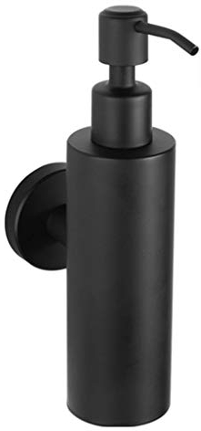 Distributeur Savon Liquide Distributeur de savon en acier inoxydable 304 distributeur d'émulsion liquide distributeur d'évier de cuisine distributeur de savon mural distributeur de savon noir Distribu