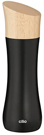 Pfeffer- oder Salzmühle LIGURIA Gewürzmühle Keramikmahlwerk Schwarz cilio