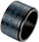 Epinki Ring Herren 14MM, Römische Zahlen Leuchtend Spinner Ring Fingerring, Edelstahl Ringe Schwarz Mann, Gr.57 (18.1)
