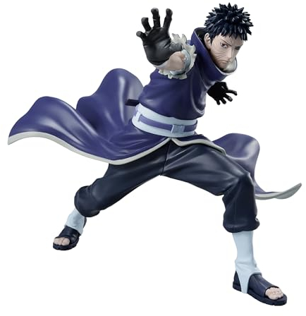 Banpresto Obito Uchiha II Naruto Shippuden Actionfigur, Vibration Stars, 14 cm, Mehrfarbig, BP88948P