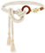 TIESOME Cintura con Nappe da Donna, Cintura con Nappe da Donna, Cintura Intrecciata da Donna Cintura Sottile da Donna Cintura con Nappe da Donna Cintura con Nappe da Donna Cintura (Bianco)