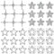 CREATCABIN 4 Sheets Small Stars Rhinestone Iron on Decal Bling Crystal Iron on Transfers Patches Decals Hot fix Appliques Heat Transfer Glitter for T-Shirt Bags Clothes Jeans Letter Hat Silver 3.9Inch