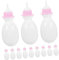 Abaodam 12St Babyflasche kinderspielzeug Mädchenspielzeug Miniatur-Milchflasche Puppe-Flasche Mädchen Spielzeug Mini-Saftflaschen Gefälligkeiten für die Babyparty Wasser aufnehmen