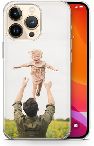 AIGAT Personalised Case for iPhone 6 / 6s Flexible TPU Silicone Your Individual Design Cover with Custom Pictures Images Photos Logo & Text Names - Add Your Idea