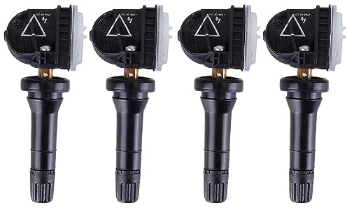 4x RDKS TPMS Reifendrucksensor Reifendruckkontrollsystem 2318453 5291383 2036804 Geeignet für Ford-Modelle Sensoren Metallventil Schwarz