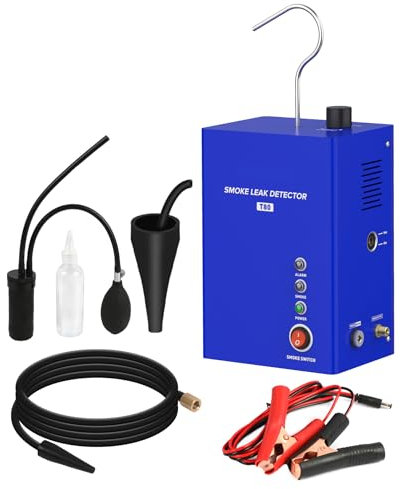 MOTOCOCHE KFZ Nebelmaschine EVAP Rauchmaschine, Eingebaute Luftpumpe Rauch Leck Detektor Tester für alle DC 12V Autos, Motorräder, Leicht-LKWs, Boote, ATV, Schneemobile ect.