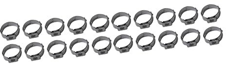 iplusmile 20 Piezas 304 abrazaderas de manguera de engranajes manguitos coche Manguera de coche abrazaderas de manguera de acero inoxidable abrazadera de tubo abrazadera de la manguera