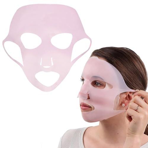 Housse de masque facial – Support de masque facial pour masque en feuille, enveloppement réutilisable pour masque, support de masque, outil de beauté du visage, outil de soins du visage pour voyage,
