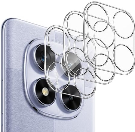 Locofun Kameraschutz für Xiaomi Poco X7 / Redmi Note 14 Pro 5G für Panzerglas, [3 Stück] 9H Härte Panzer Kameras Schutz Folie, Anti-Kratzen Kamera Folie HD Klar Linse Schutzglas-Transparent