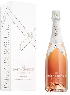 Moët & Chandon Nectar Impérial Rosé x Pharrell Williams Limited Edition Champagne, Gift Box, 75cl