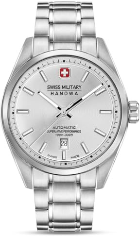 Swiss Military Hanowa SMWGL0006203 Herren Swiss Made Automatikuhr Majestic Pioneer Saphirglas