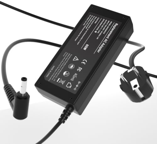 Chargeur 65W Compatible avec modèles Lenovo IdeaPad Ordinateur Portable | Remplacer IdeaPad 1 3 5 1-15iau7 1-15ijl7 3-15itl6 3-15iau7 V14 V15 V17 G2 G3 G4,Slim 3 5 7,Flex 4 5 6,Chromebook N22 N23 N42