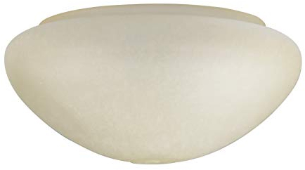 Westinghouse Lighting Scavo Tulipa Ámbar en Forma de Seta, Blanco, 25.1 cm