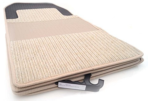 kh Teile Fußmatten/Rips Automatten Original Qualität, Ripsmatten 4-teilig, Beige