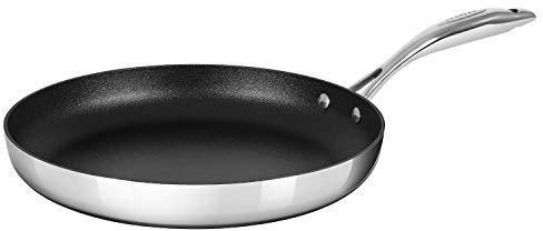 Scanpan HaptIQ Edelstahl-Aluminium-Bratpfanne, 31 cm, antihaftbeschichtet, kompatibel mit allen Herdarten und Induktionsherden, geeignet für Induktion, Küchenutensilien aus Metall, ofenfest bis 260 °C