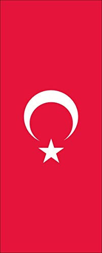 flaggenmeer® Flagge Türkei 120 g/m² ca. 400 x 150 cm