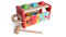 iwood Xylophon Klopfbank Spielzeug aus Holz, Hammerspiel mit Ball, Musikinstrument, Mehrfarbig, mit Schlägel und Bälle, Holzspielzeug zum Klopfen und Musizieren, Kindergeburtstag
