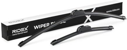 RIDEX Scheibenwischer Set Wischerblätter Satz mit Spoiler Vorne Länge 1: 600mm Länge 2: 340mm Flachbalkenwischblatt Kompatibel mit TOYOTA Yaris Schrägheck P9 298W0191