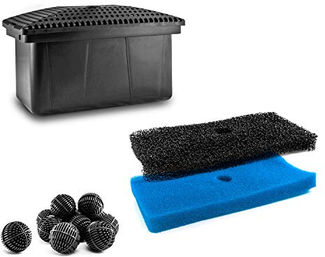 CLGarden Bio Filterbox BFB1 Filterkasten für Springbrunnenpumpe Solarpumpe Teichpumpe