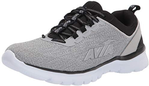 AVIA Herren Avi-Factor Laufschuh, Legierung/Schwarz/Silber, 43 EU