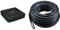 Manhattan SX Freesat HD Box, Black & Smedz 10 m RG6 Satellite TV Coax Cable Extension Kit with Fitted Compression F Connectors for Sky HD, Freesat & Virgin - Black