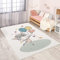 Kinderteppich - Mädchen Luftballon 120x160 cm Creme Multi- Kinderzimmer Teppich Modern
