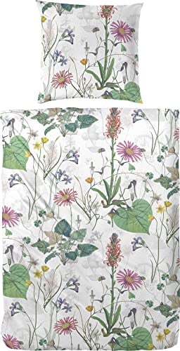 Primera Bettwäsche Mako-Satin wollweiß Größe 135x200 cm (80x80 cm)