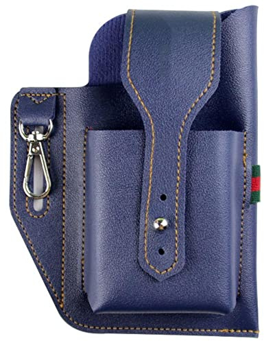 Danlai Small Cell Phone Belt Clip Bag Belt Holster for Phone with Card Holder Pouch Case Waist Belt Bag Loop Multitool Sheath with Key Holder