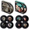 Lot de 8 dessous de verre en vinyle The Beatles & Elvis Presley avec inscription « Retro Musique » - Cadeaux de bar rétro pour homme et femme - Fantastiques cadeaux pour amateurs de musique logés dans