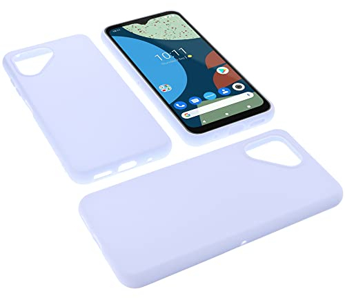 foto-kontor Hülle kompatibel mit Fairphone 4 Schutzhülle blau Tasche Gummi TPU Handy Schutz Handytasche Handyhülle Smartphone Case Kantenschutz Eckenschutz