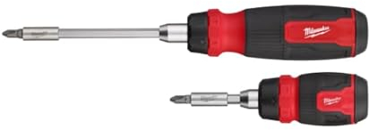 Milwaukee Screwdriver Set with Ratchet Function, 27-in-1, Includes 4932480581 and 4932480582