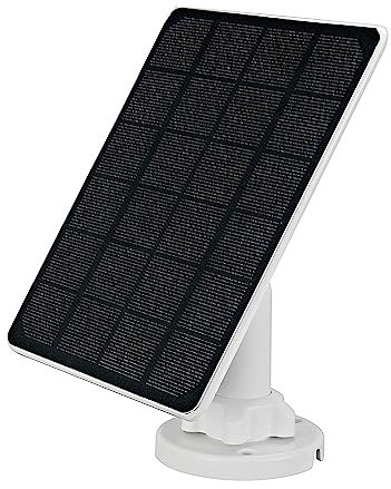 3W Solar Panel for Security Camera with micorUSB/Type-C/DC3513 Three Types of Connectors, IP65 Waterproof, 3m Charging Cable, Compatible with EUFYcam 2/2pro/2c/2c pro/E/3C/L20/L40/S40
