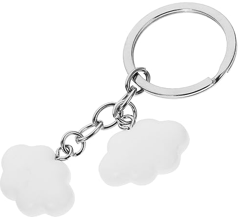 SOIMISS Wolken-schlüsselanhänger Für Frauen Schlüsselanhänger Für Geldbörse Schlüsselanhänger Wolke Aus Metall Schlüsselanhänger Aus Cartoon-wolkenanhänger Dekorationen Harz Taschen