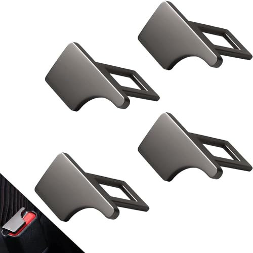 Clip per Cinture di Sicurezza, Clip Universali per Cinture di Sicurezza per Veicoli, Berline, Supercar, SUV, Adatte per la Maggior Parte delle Parti Dell'auto (nero)