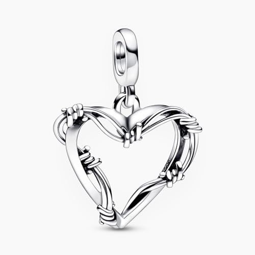 Rimgoris 925 Sterling Silber Charme für Frauen Armbänder Halskette Unendliche Liebe Herz Dangle Charm Geschenk
