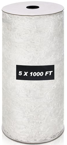 Berlune 1,5 x 304,8 m Rankgitter auf Rolle, robustes Nylon-Garten-Ranknetz mit 15,2 cm Netz, weiches Pflanzenstütznetz für Kletterpflanzen, Traubenregale, Wachstumsunterstützung, Bohnen, Erbsen