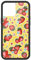Wildflower Schutzhülle für Apple iPhone 12 Pro Max, kompatibel mit Apple iPhone 12 Pro Max, Rot, Erdbeere, Gelb, trendy, Früchte, schützender schwarzer Stoßfänger, 1,2 m Falltest-zertifiziert, kleines